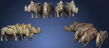 3D мадэль Инопланетный Носорог (STL)
